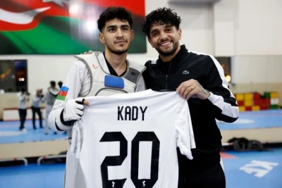 Kadi Borges Azərbaycan Parataekvondo Milli Komandasının üzvləri ilə görüşdü