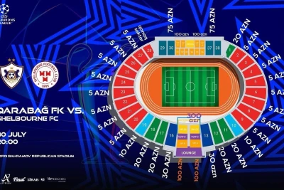 "Qarabağ" - "Şelburn" Oyununa Bilet Satışı Başlayır: Qiymətlər Açıqlandı
