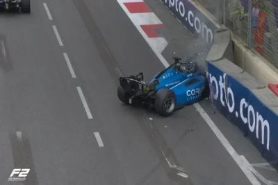 "Formula 2"də Azərbaycan Qran-prisində qəza baş verib