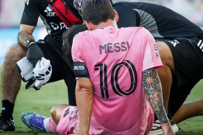 Messi "İnter Mayami" - "Nekaks" matçında zədələndi