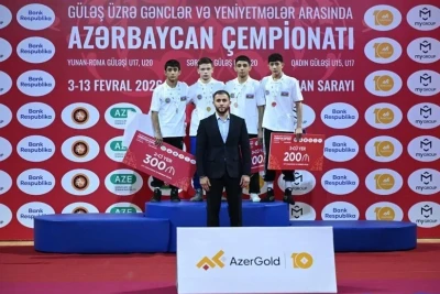 U-17 Azərbaycan çempionatında yunan-Roma güləşi yarışlarının nəticələri və sərbəst güləşdə finallar müəyyənləşdi