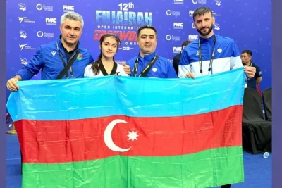 Azərbaycan taekvondoçuları “Fujairah Open” beynəlxalq turnirində 6 medal qazanıblar
