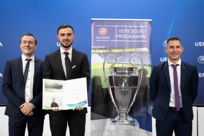 Orxan Qurbanlı "UEFA Academy Elite Scout Programme" Proqramını Uğurla Başa Vurdu