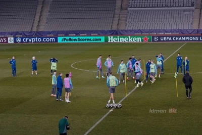 "Nyukasl" "Qarabağ"la Çempionlar Liqası matçı öncəsi Bakıda məşq edib