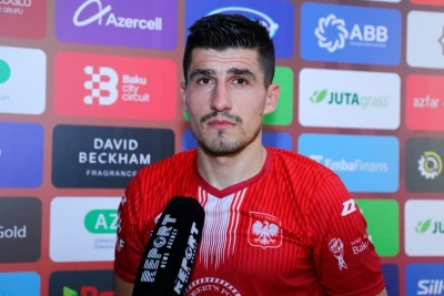 Polşa yığmasının futbolçusu: "Növbəti turnirlərdə də təşkilatçılığın Azərbaycandakı səviyyədə olacağına ümid edirəm"