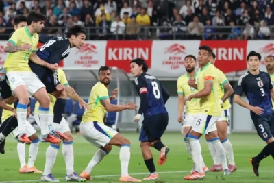 Yaponiya millisi tarixində ilk dəfə Braziliyanı məğlub edib