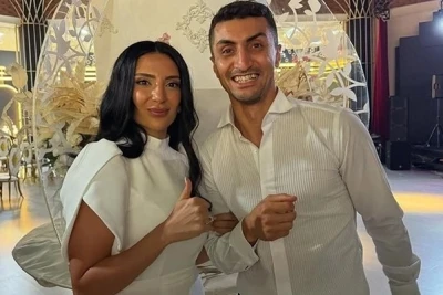 Araz Abdullayev gimnastika məşqçisi Səbinə Qaratova ilə ailə qurub