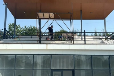 "İmişli" PFK Quba stadionunu PFL tələblərinə uyğun yeniləyir