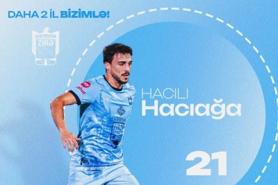 Hacıağa Hacılı "Zirə" ilə müqaviləsini yeniləyib