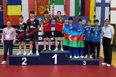 Stolüstü tennisçilərimiz Xorvatiyada üçüncü olub